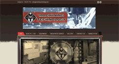 Desktop Screenshot of machining-technology.com